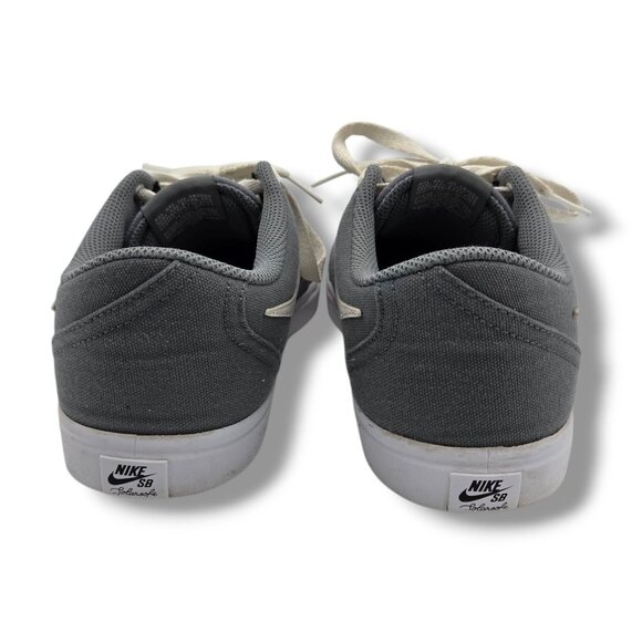 Nike Check Solarsoft Canvas SB Womens 9 Cool Grey 921463-011 Sneakers - Picture 6 of 9